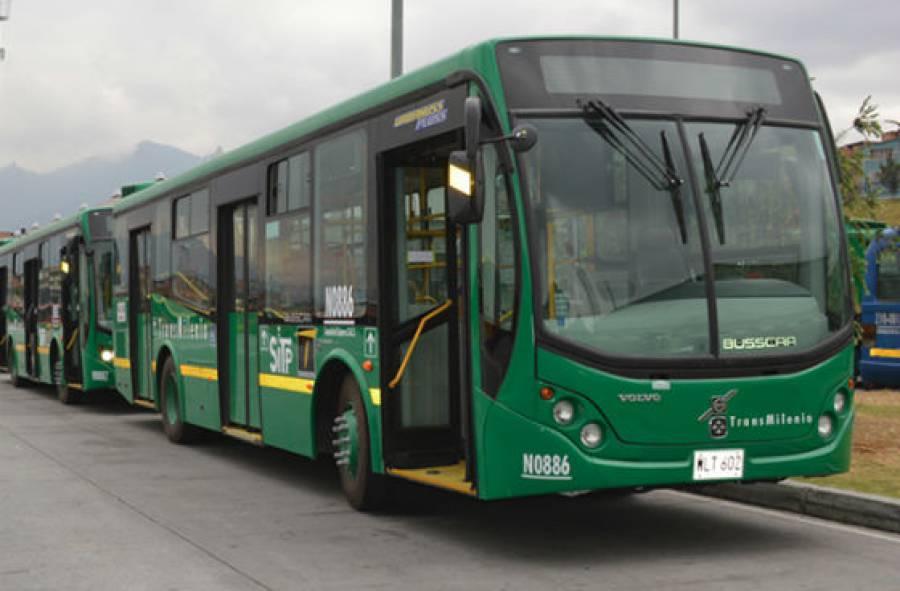 Buses Alimentadores. Foto: TransMilenio