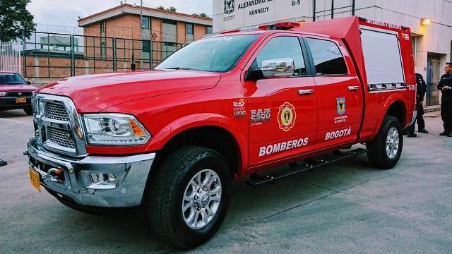 Camionetas bomberos - FOTO: Prensa Secretaría de Seguridad