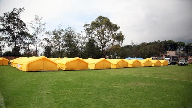 Campamento venezolanos - FOTO: Consejería de Comunicaciones