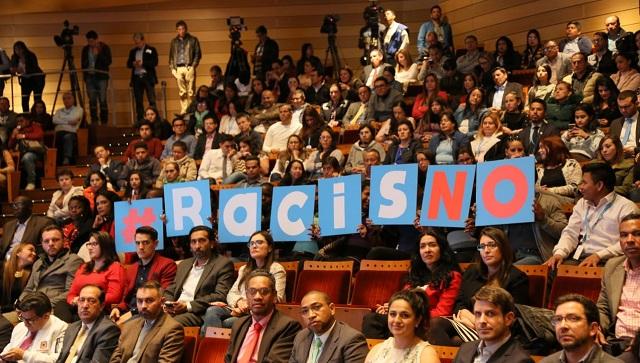 #RacisNO campaña de la alcaldía Peñalosa - FOTO: Prensa Secretaría de Gobierno