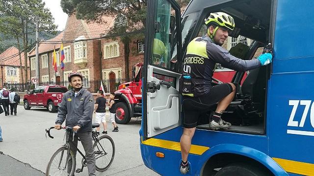 Con campaña para visibilizar ciclistas se busca reducir accidentalidad. Foto:TransMilenio