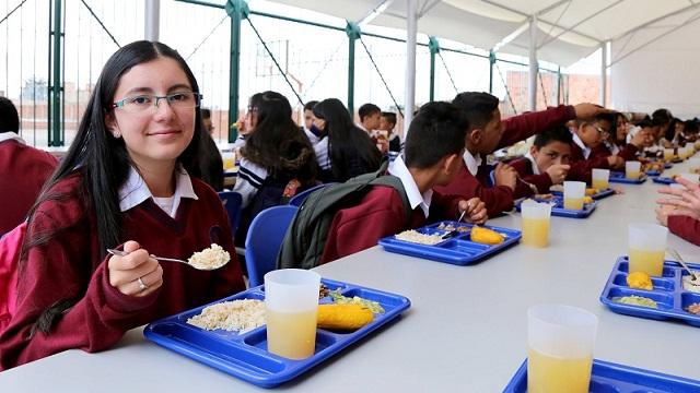 Alimentación escolar en Bogotá - Foto: Comunicaciones Secretaría de Educación 