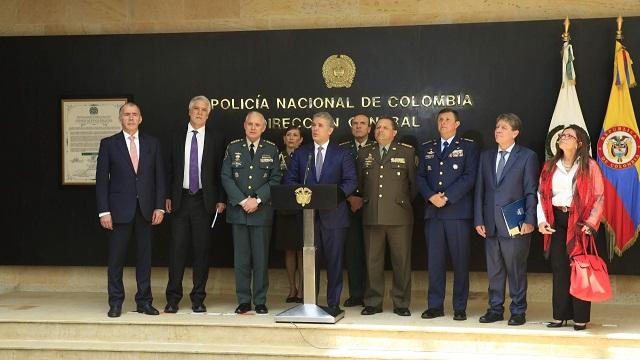 Consejo de seguridad con presidente Duque y alcalde Peñalosa - Foto: Comunicaciones Alcaldía / Diego Bauman 