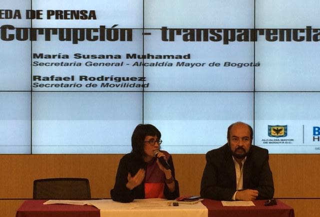 Transparencia en gobierno distrital 