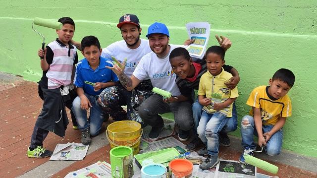 Embellecimiento de fachadas en Bogotá - Foto: Prensa Secretaría de Hábitat