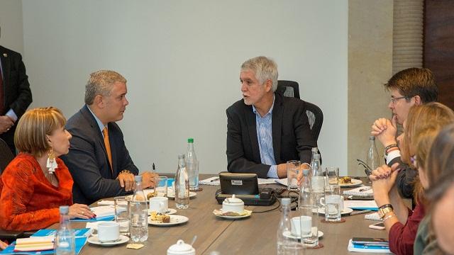 Primer encuentro entre alcalde Peñalosa y presidente electo Iván Duque - Foto: Comunicaciones Alcaldía Bogotá / Andrés Sandoval