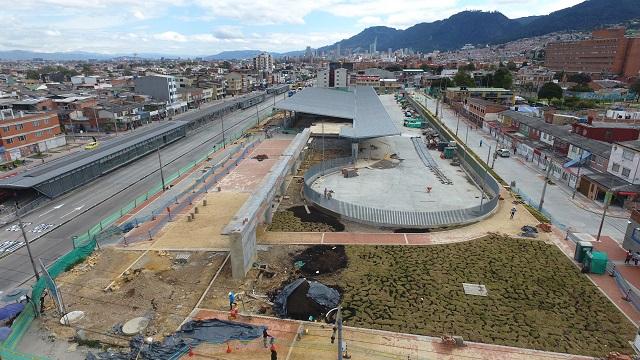 Estación intermedia en la Av Primero de Mayo - Foto: Prensa IDU