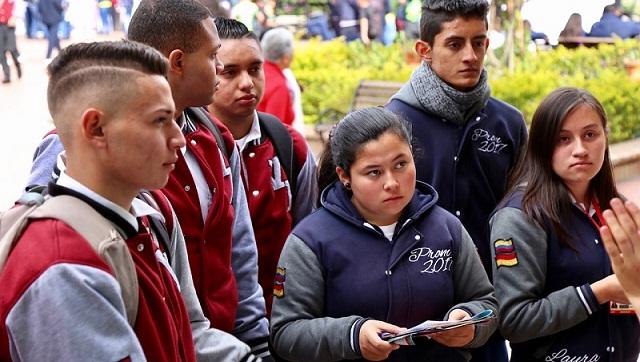 Estudiantes colegio Bogotá - Foto: Prensa Secretaría de Educación 