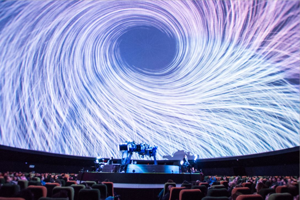 El domo del Planetario de Bogotá