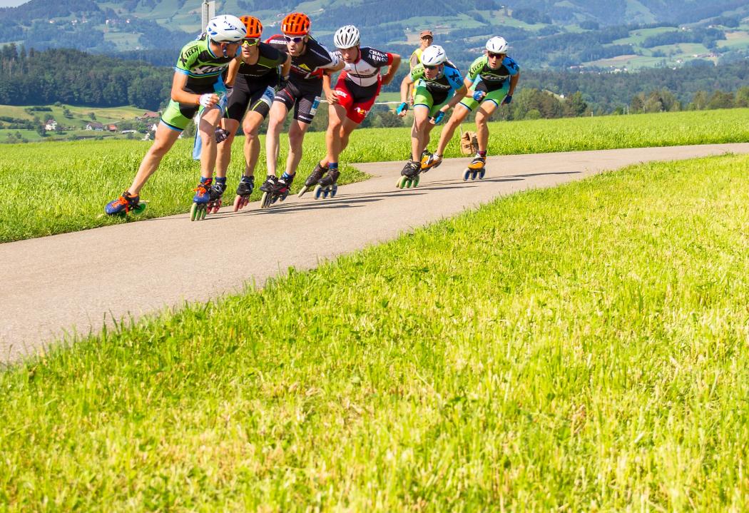 Maratón de patinaje en el Festival de Verano 