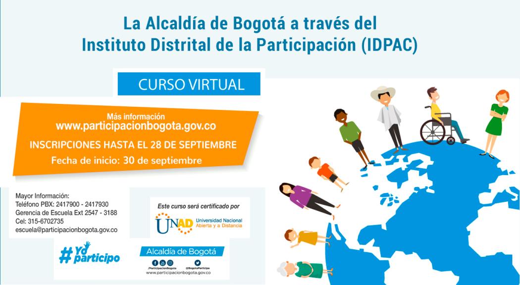 Curso virtual 'Derechos humanos en las organizaciones y en los territorios'