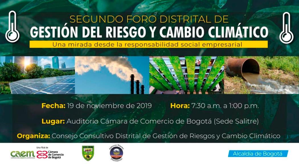 Participa en el II Foro Distrital de Gestión del Riesgo y Cambio Climático