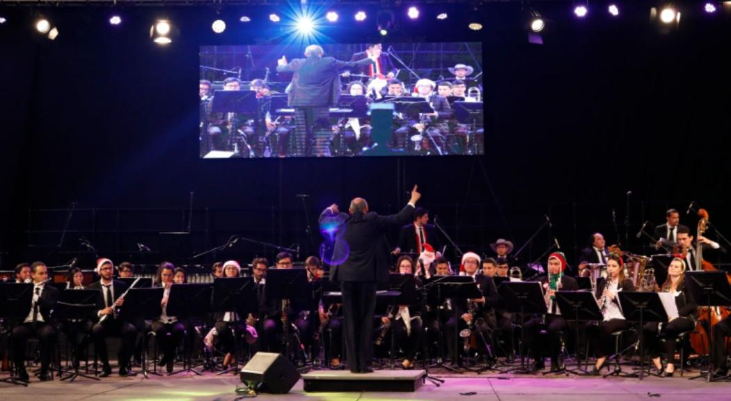 Concierto en vivo de la Banda Filarmónica Juvenil.