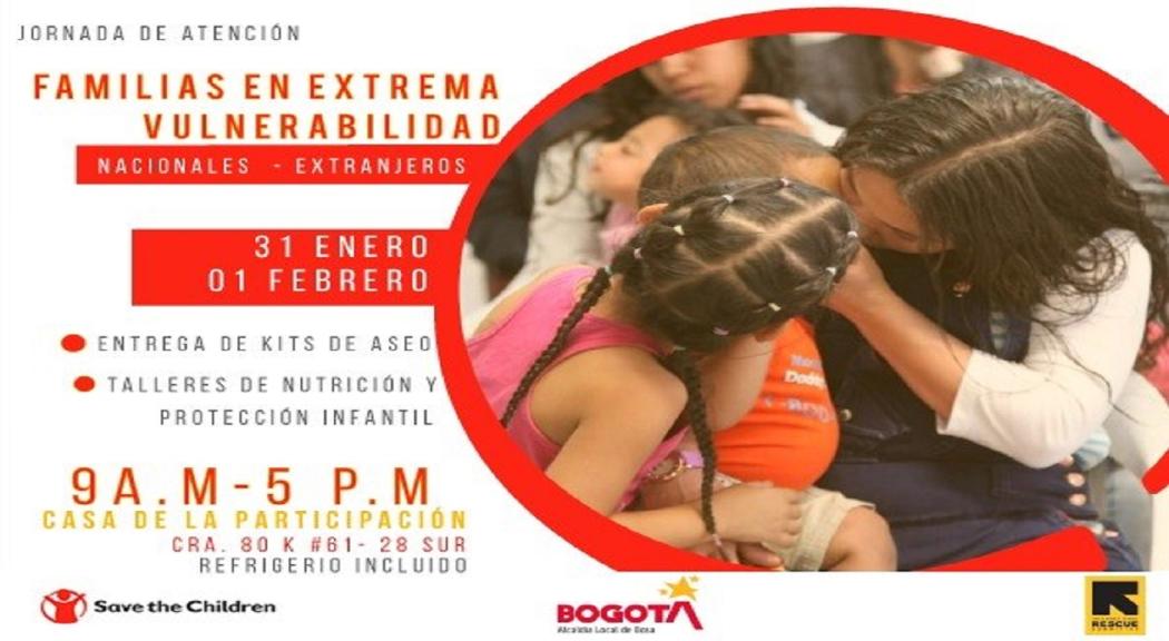 Jornada de atención para Familias en Extrema Vulnerabilidad