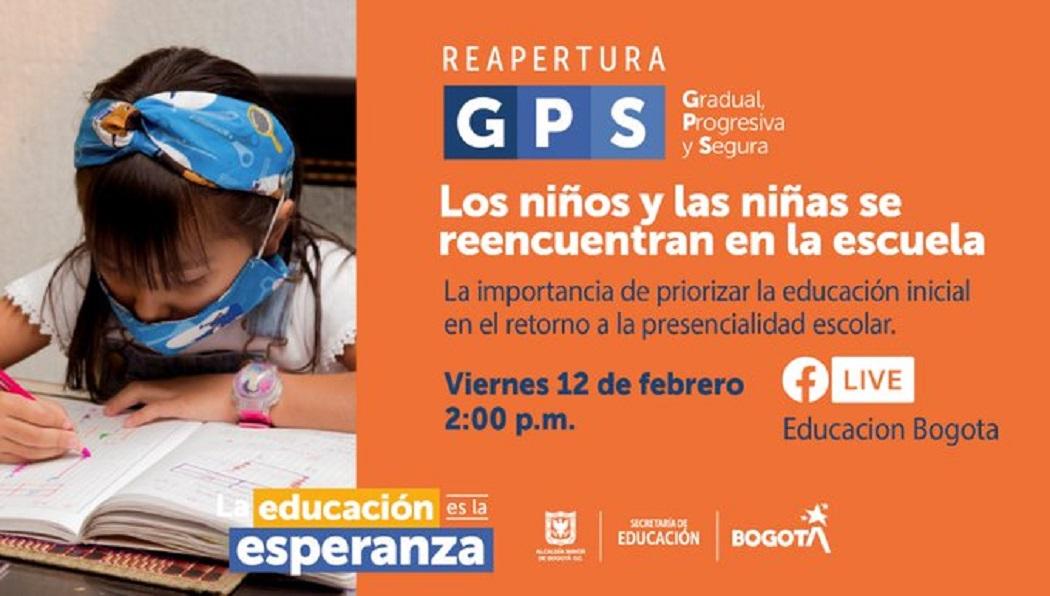 Las y los invitamos a participar de este espacio de reflexión sobre la importancia de la reapertura gradual, progresiva y segura para la educación inicial.