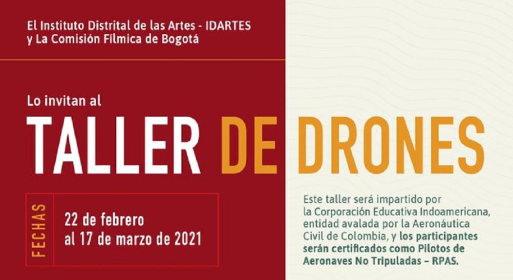 Tienes hasta el 15 de febrero para inscribirte en el Taller de Drones