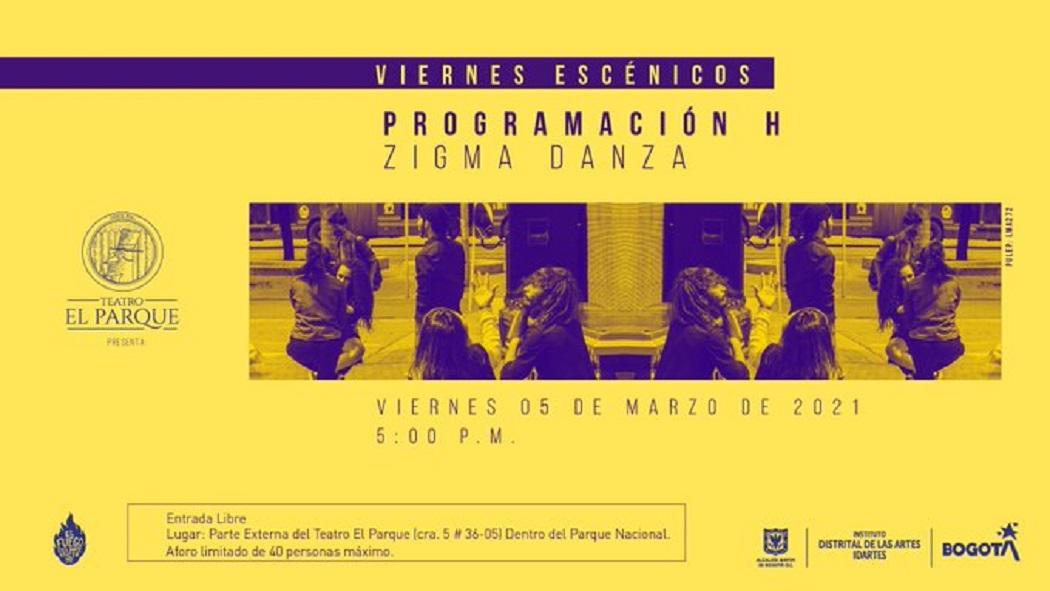 Conéctate este 05 de marzo a las 05:00 p.m con los Viernes Escénicos en el #TeatroElParque. ¡Te esperamos!. Foto: IDARTES.