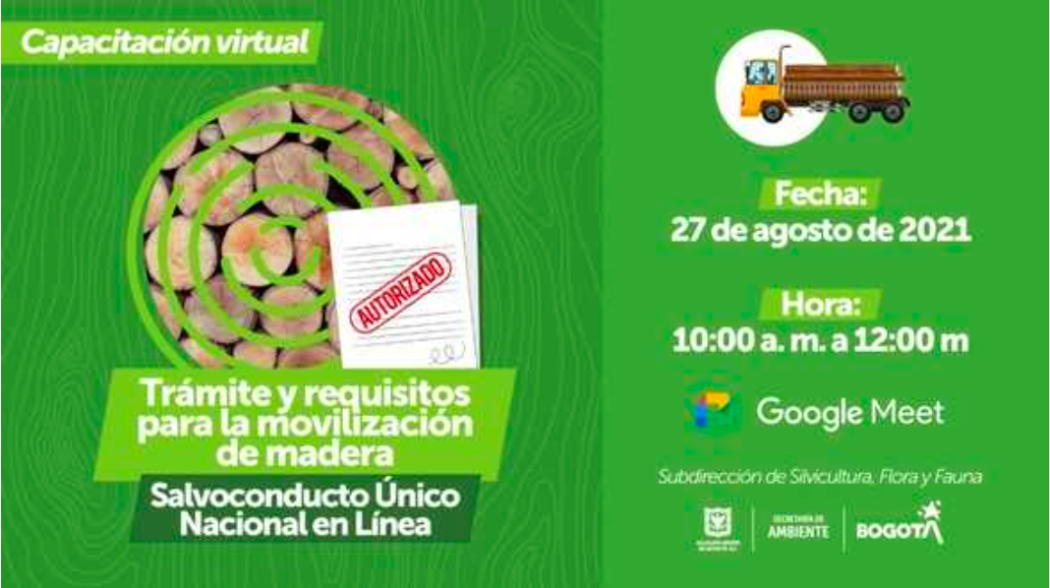 Atiende esta capacitación virtual de 10:00 a.m. a 12 m. Pieza: Secretaría Ambiente.