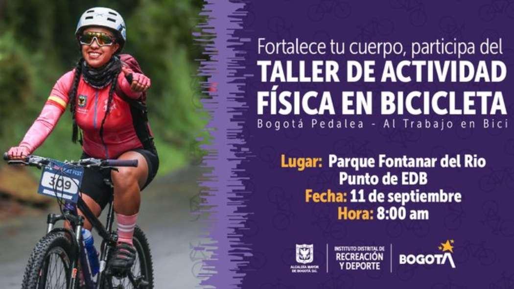 Taller de actividad física en bicicleta