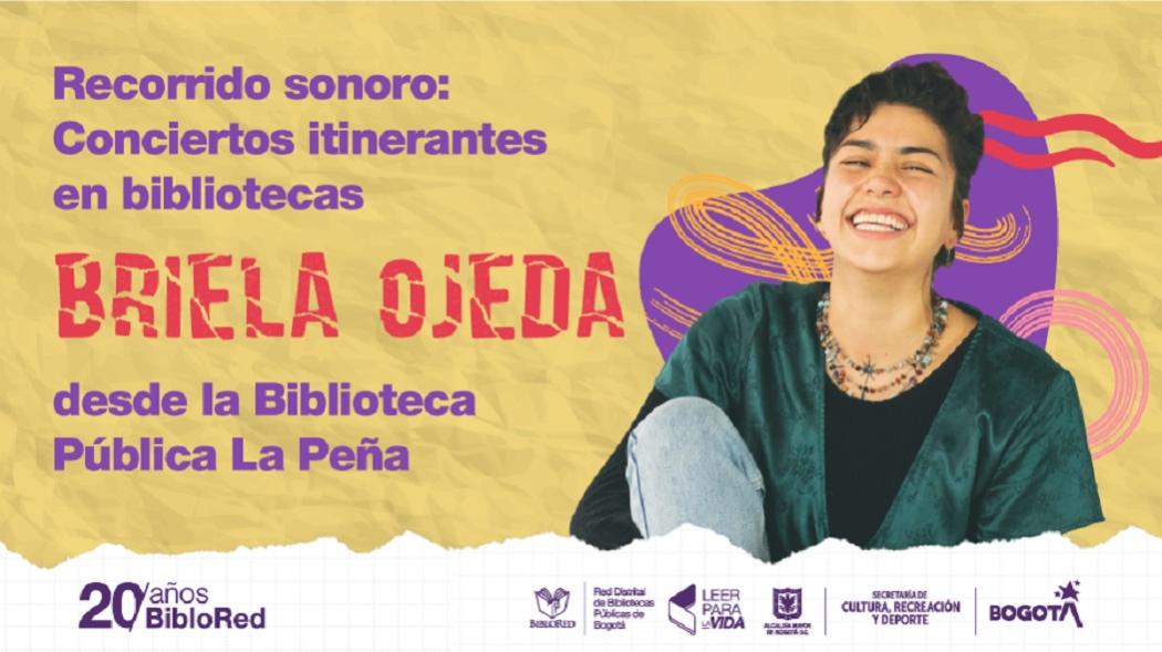 El próximo domingo emitiremos un concierto de formato pequeño (como los tiny desk) grabado desde la Biblioteca Pública la Peña con Briela Ojeda.