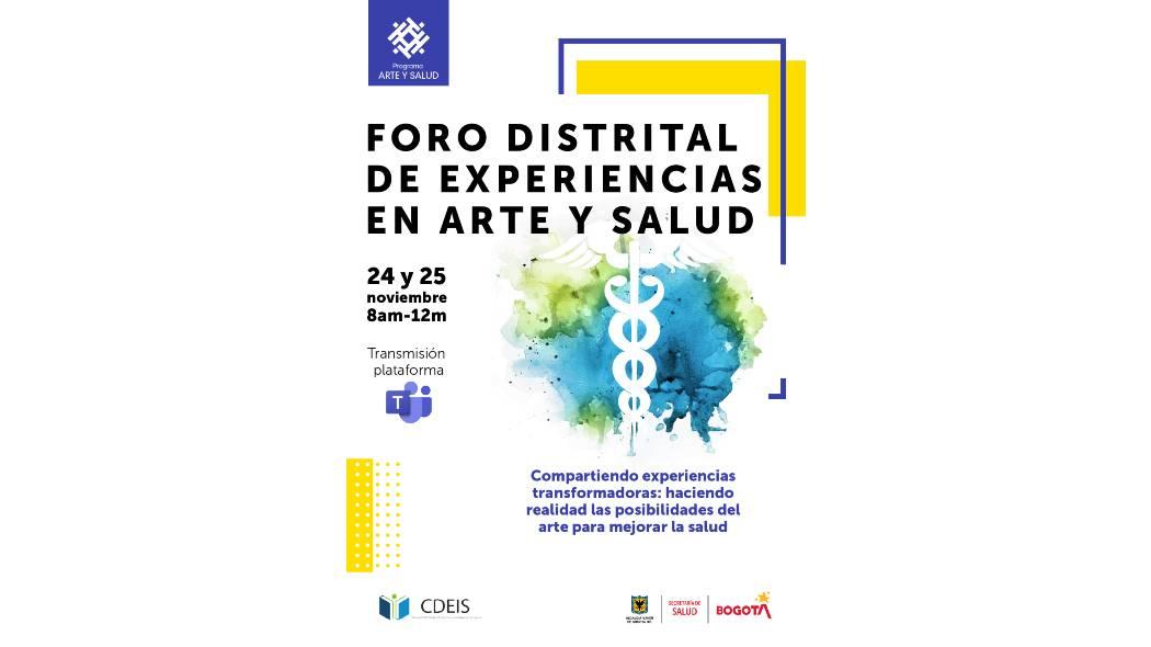 Imagen relacionada con el Foro de Experiencias en Arte y Salud