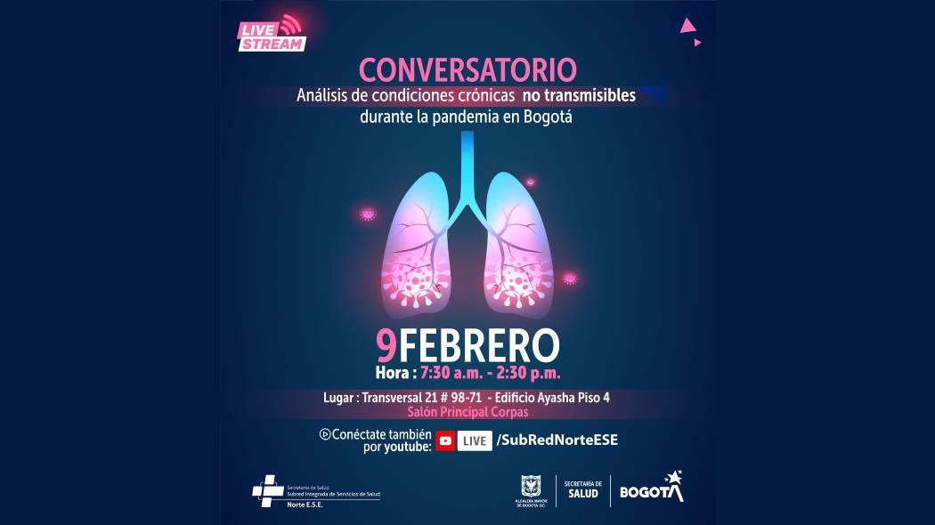 Conversatorio virtual condiciones crónicas de salud en pandemia COVID