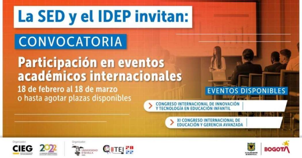 Convocatoria para asistir a congresos internacionales virtuales: fecha