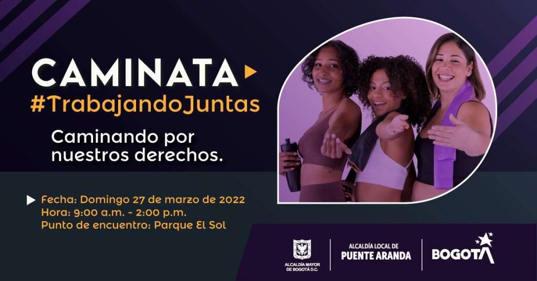 Caminata en Puente Aranda por los derechos de las mujeres este 27 marzo