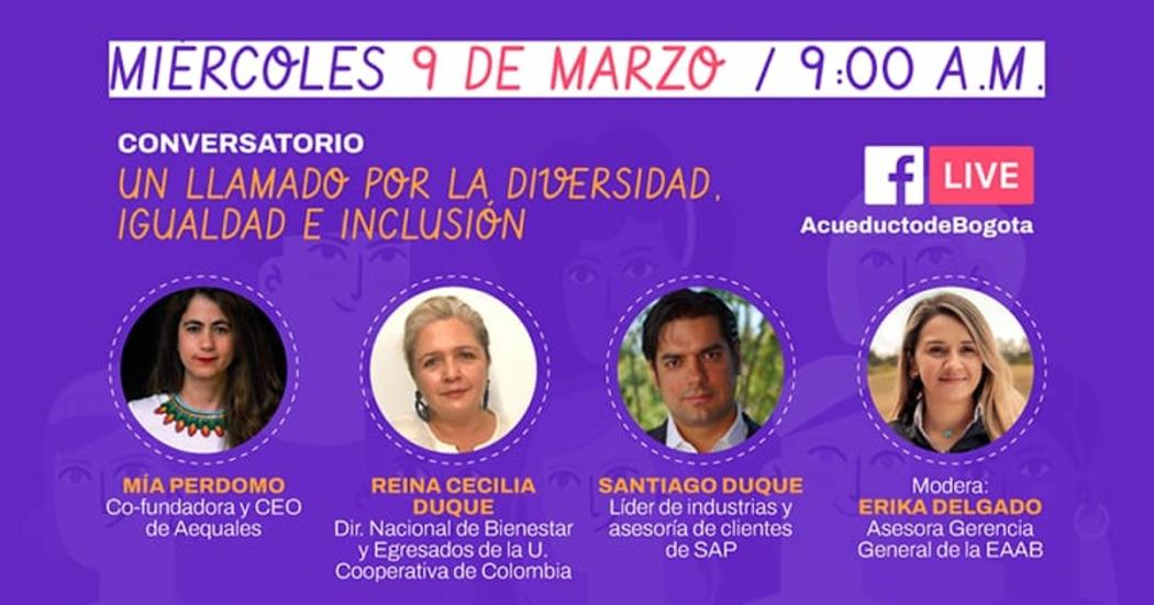 Acueducto realiza conversatorio para promover equidad e inclusión 