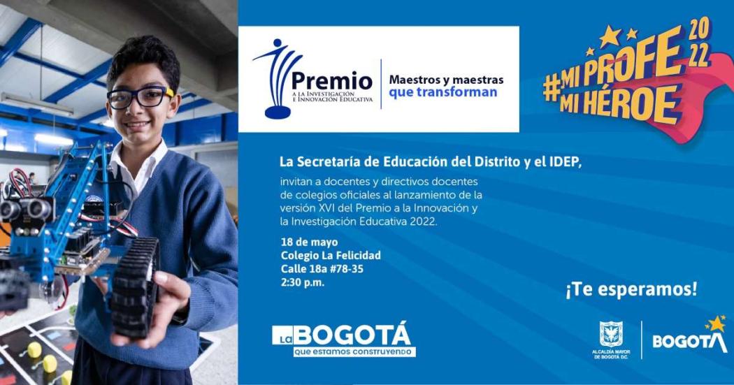 Lanzamiento del premio a la Investigación e Innovación Educativa 