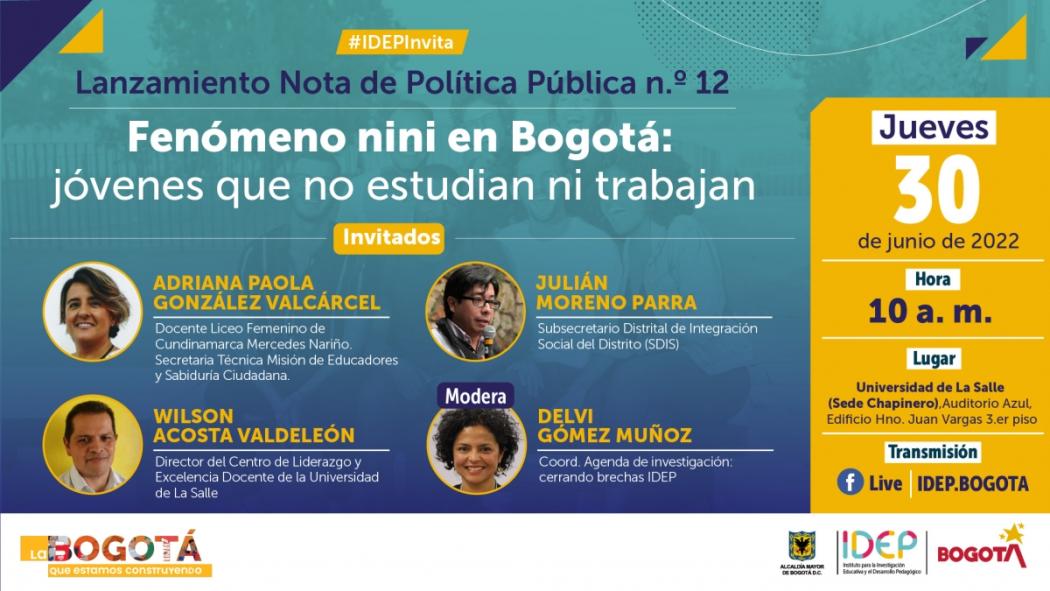 Lanzamiento de la Nota De Política n°12 del IDEP este 30 de junio 