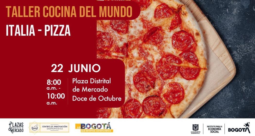 Participa en el taller 'Cocina del mundo' y aprende a preparar pizza