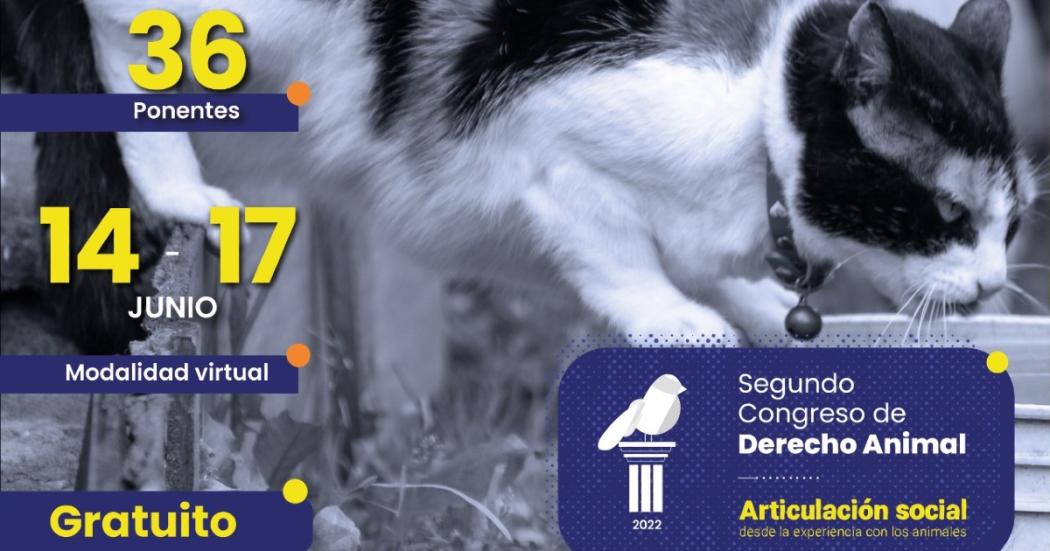 ¿Cómo inscribirse en el Segundo Congreso de derecho animal?