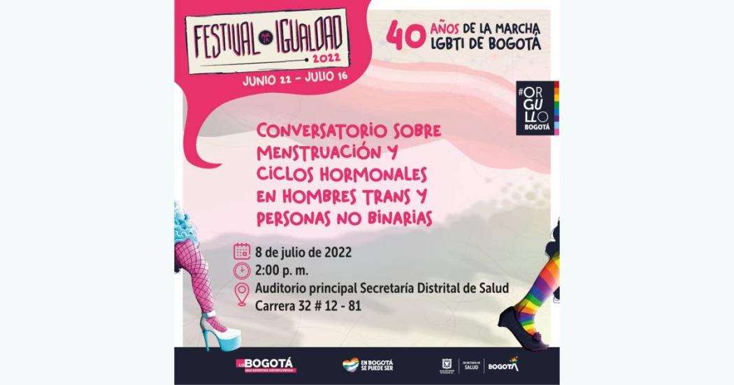 Conversatorio menstruación y ciclos hormonales en hombres trans 