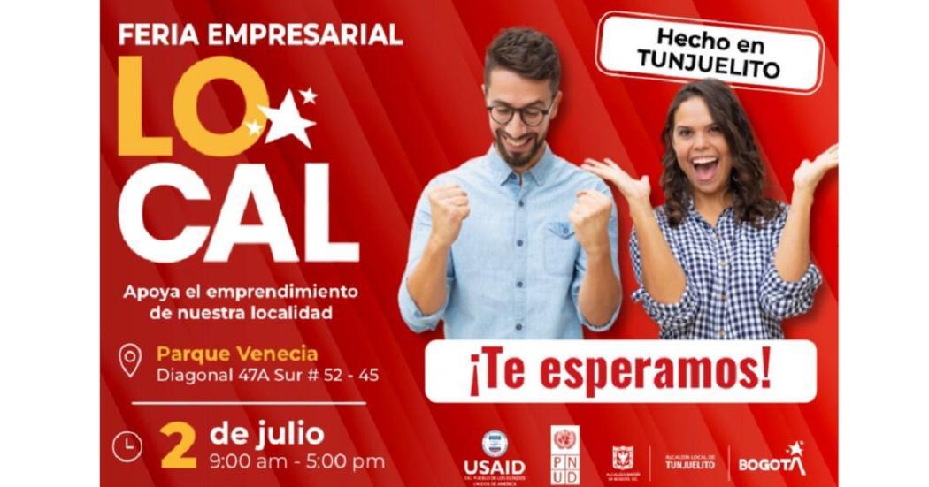 ¡No te pierdas la Feria Empresarial Local de Tunjuelito este sábado!