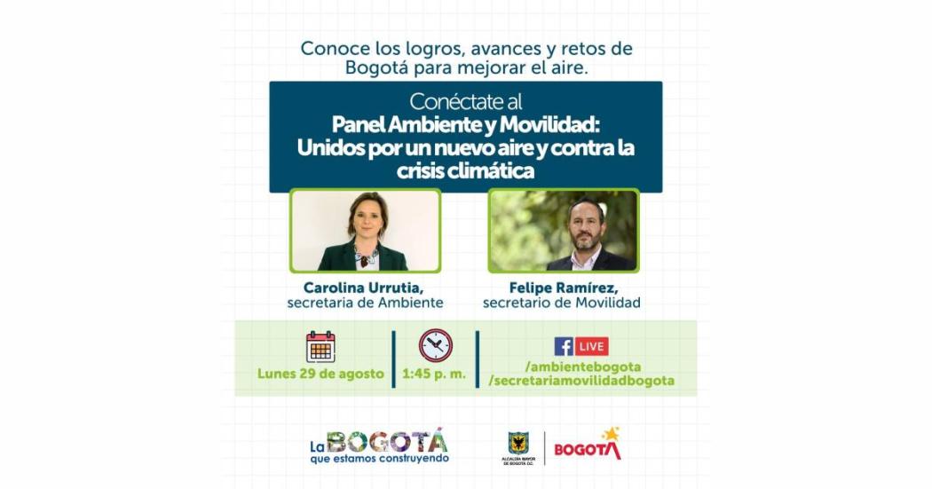 Panel avances contra la crisis climática, Sec. de Movilidad y Ambiente