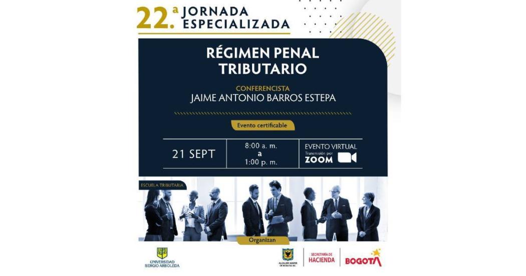 Conferencia virtual y gratuita sobre régimen penal tributario Hacienda