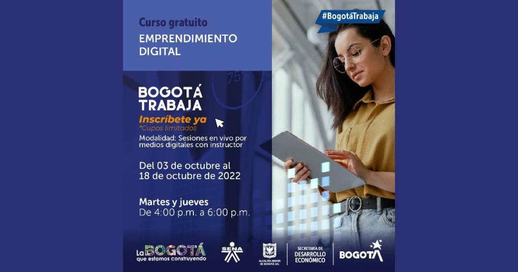 Curso gratuito de emprendimiento digital. Sec. Desarrollo Económico 