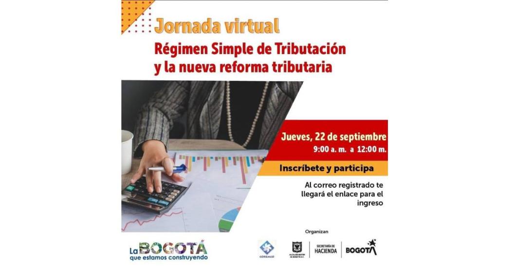 Evento virtual sobre régimen simple tributación y reforma tributaria 