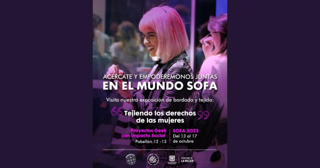 SOFA 2022: Secretaría de la Mujer estará en el pabellón 11 y 12