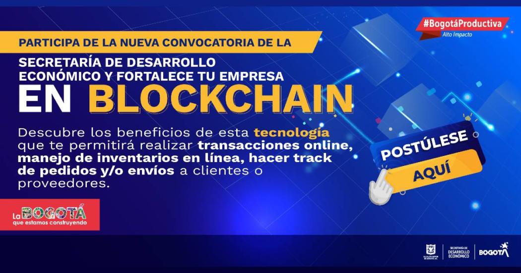 Inscripción de empresas a curso gratuito de tecnología blockchain 