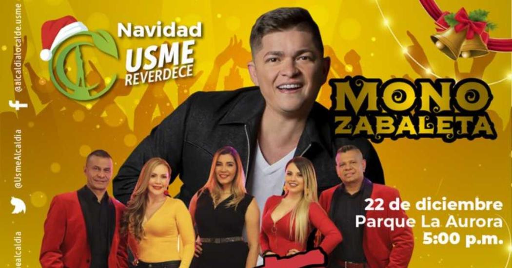 Concierto en Usme con el Mono Zabaleta y los Tupamaros 22 de diciembre