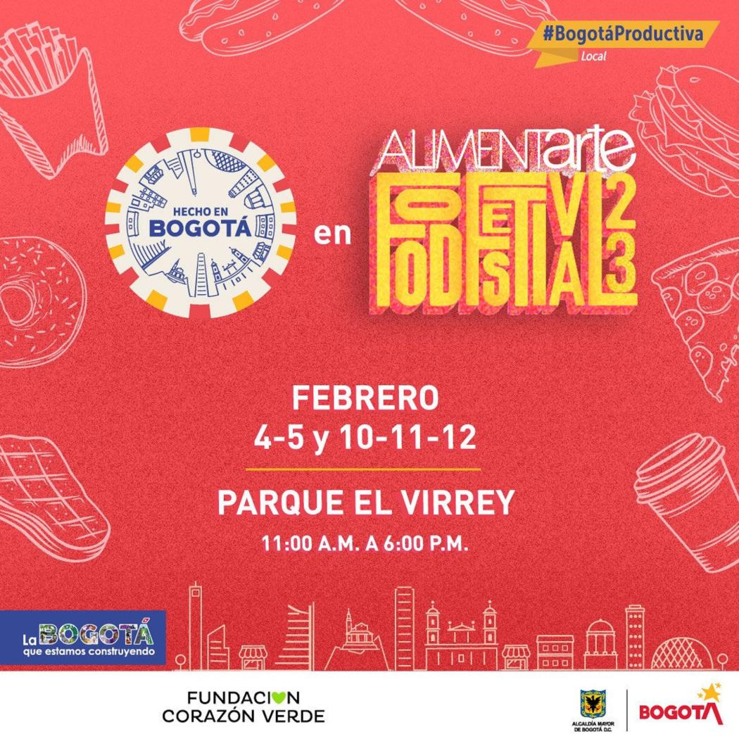 Alimentarte y Hecho en Bogotá en el parque El Virrey 