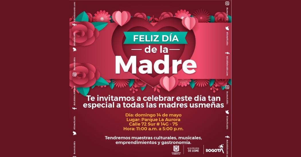 Celebra el Día de la Madre en Usme con música y más sorpresas: Mayo 14