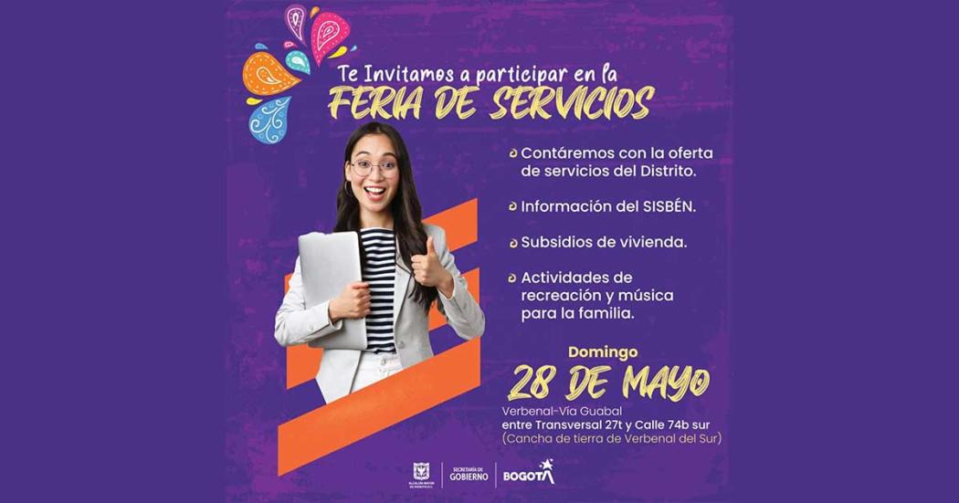 Entérate de subsidios y más ofertas distritales en Verbenal ¡Mayo 28!