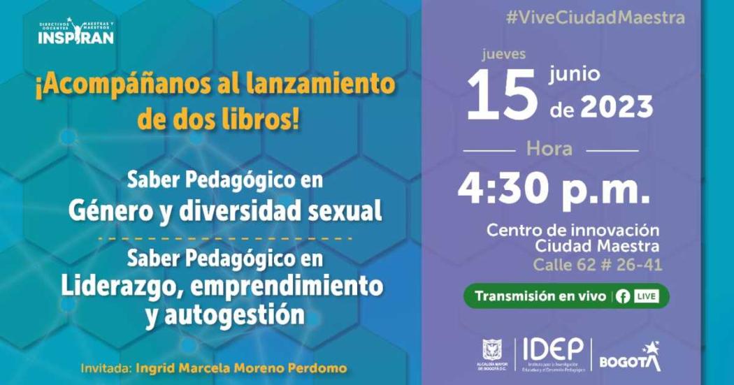 Lanzamiento de libros de colección Maestros y Maestras que Inspiran 