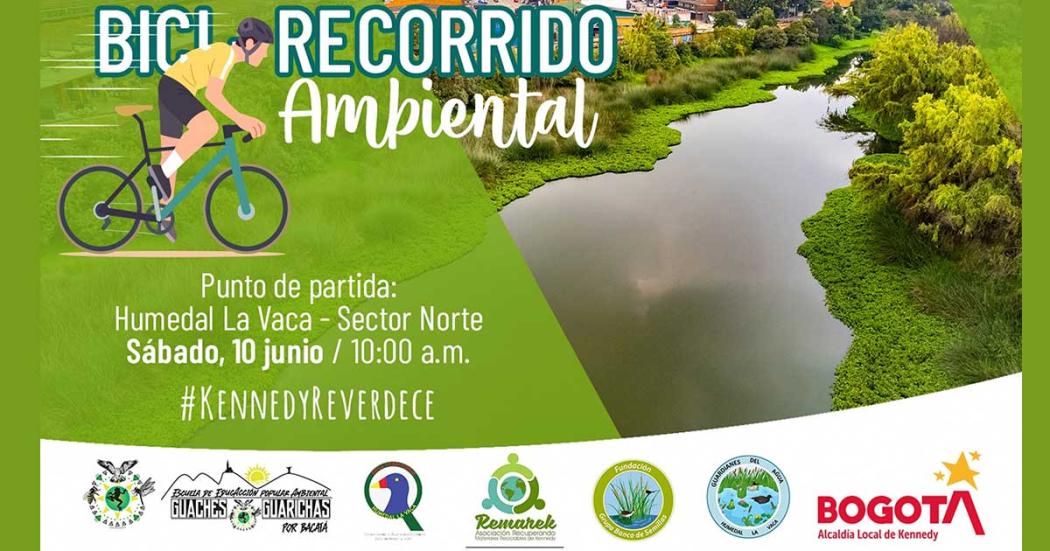 Rodada ambiental en Kennedy este sábado 10 de junio ¡Es gratis!