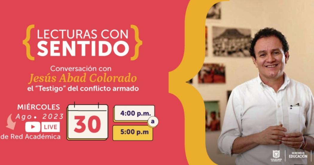 Agosto 30: Charla virtual con el periodista Jesús Abad Colorado 