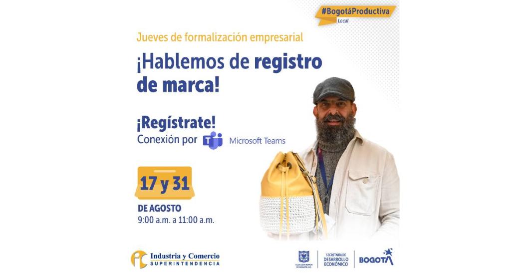 Webinar gratuito registro de marca para emprendimientos agosto 17 y 31