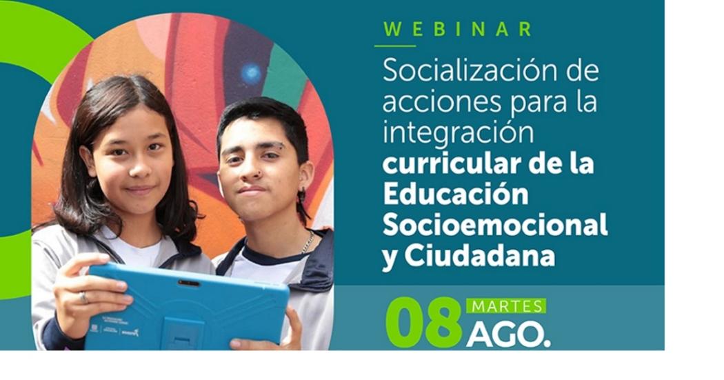 Agosto 8: Charla sobre educación socioemocional en colegios oficiales